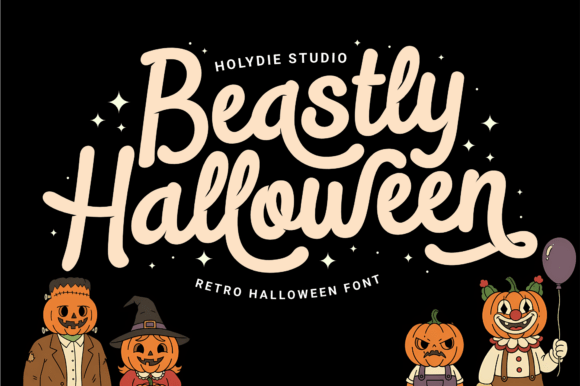 Beastly Halloween: Vintage Fun for Modern Designs