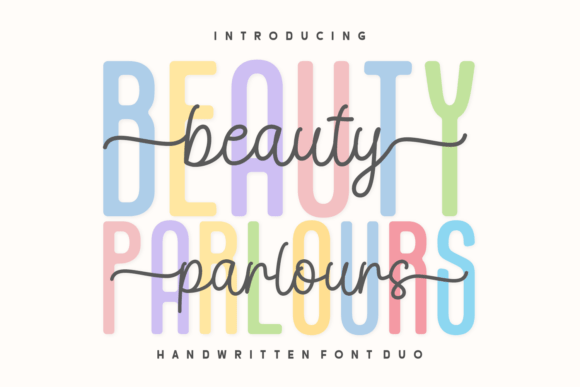 Beauty Parlours Duo: Your Go-To Font Pairing