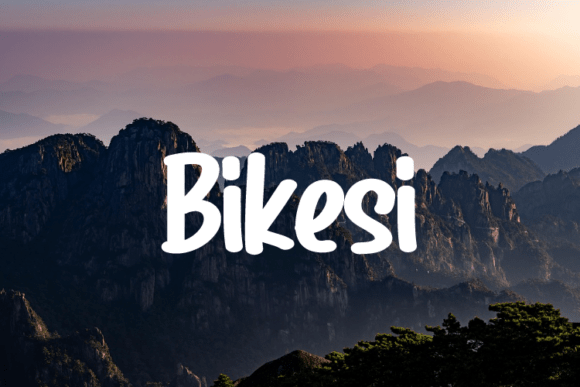 Bikesi: The Modern Typeface for Clear Communication