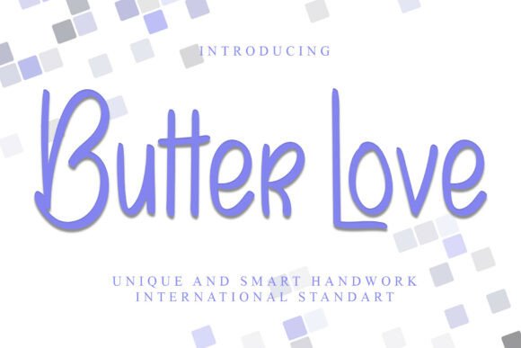 Butter Love: A Slim Casual Handwritten Font for Modern Designers