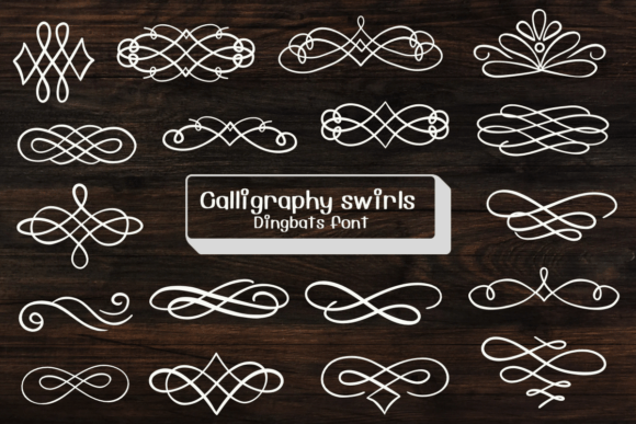 Calligraphy Swirls: The Sketched Dingbat for Authentic Design