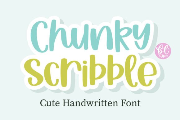 Chunky Scribble: The Playful Font for Modern Branding