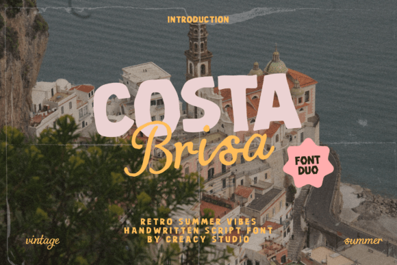 Costa Brisa Duo: Vintage Charm for Modern Projects
