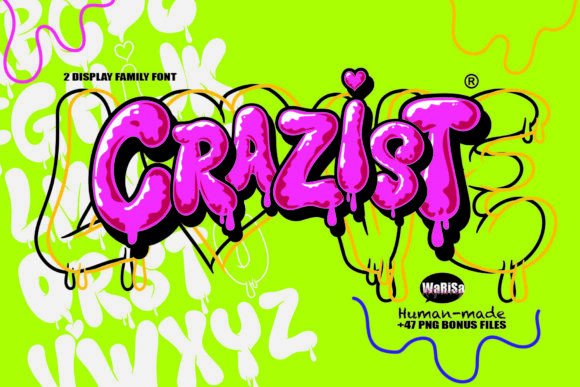 Crazist: The Dripping Graffiti Font for Bold Designs
