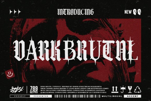 Dark Brutal: The Typeface That Commands Attention