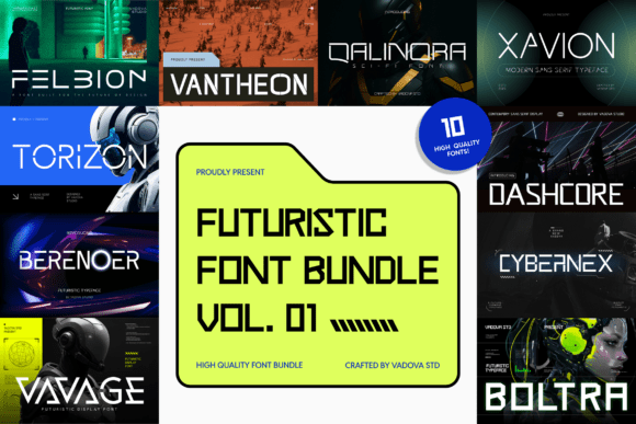 Futuristic Bundle Vol.01: Type for the Next Era