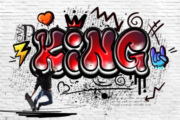 King Graffiti Font: The Bold Typeface for Urban Edge