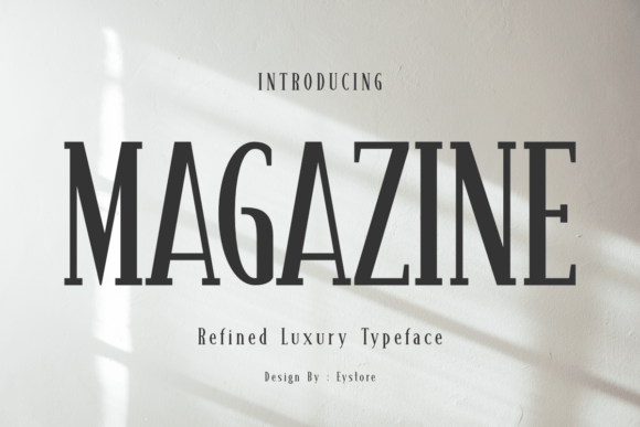 Magazine Typeface: The Elegant Choice for Modern Designers