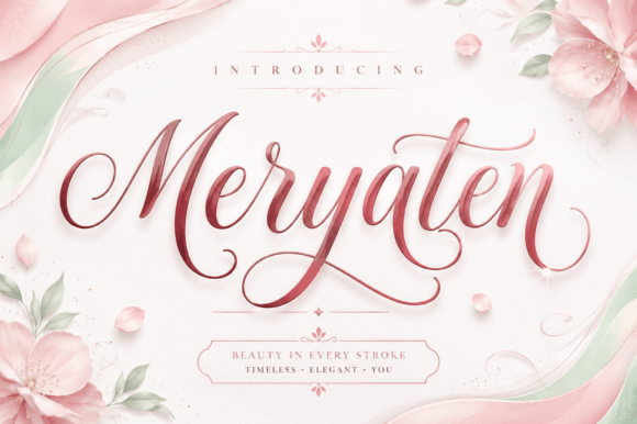 Meryaten: The Modern Calligraphy Font for Elegant Designs