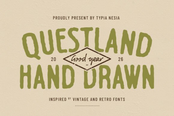 Questland: Capturing Adventure in a Rugged Typeface