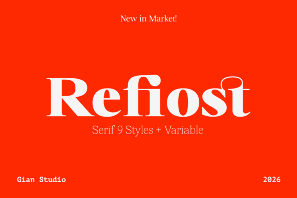 Refiost: The Serif Font That Balances Minimalism and Impact