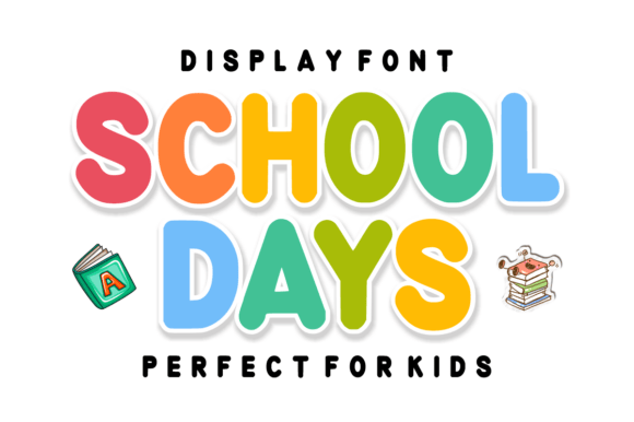 School Days: Capturing Academic Joy in Every Letterform